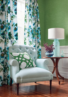 Surfrider Summer House Light Grey Wallpaper by Thibaut | T13108