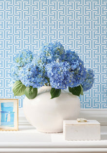T20859 T-Square Light Grey Eden Wallpaper by Thibaut
