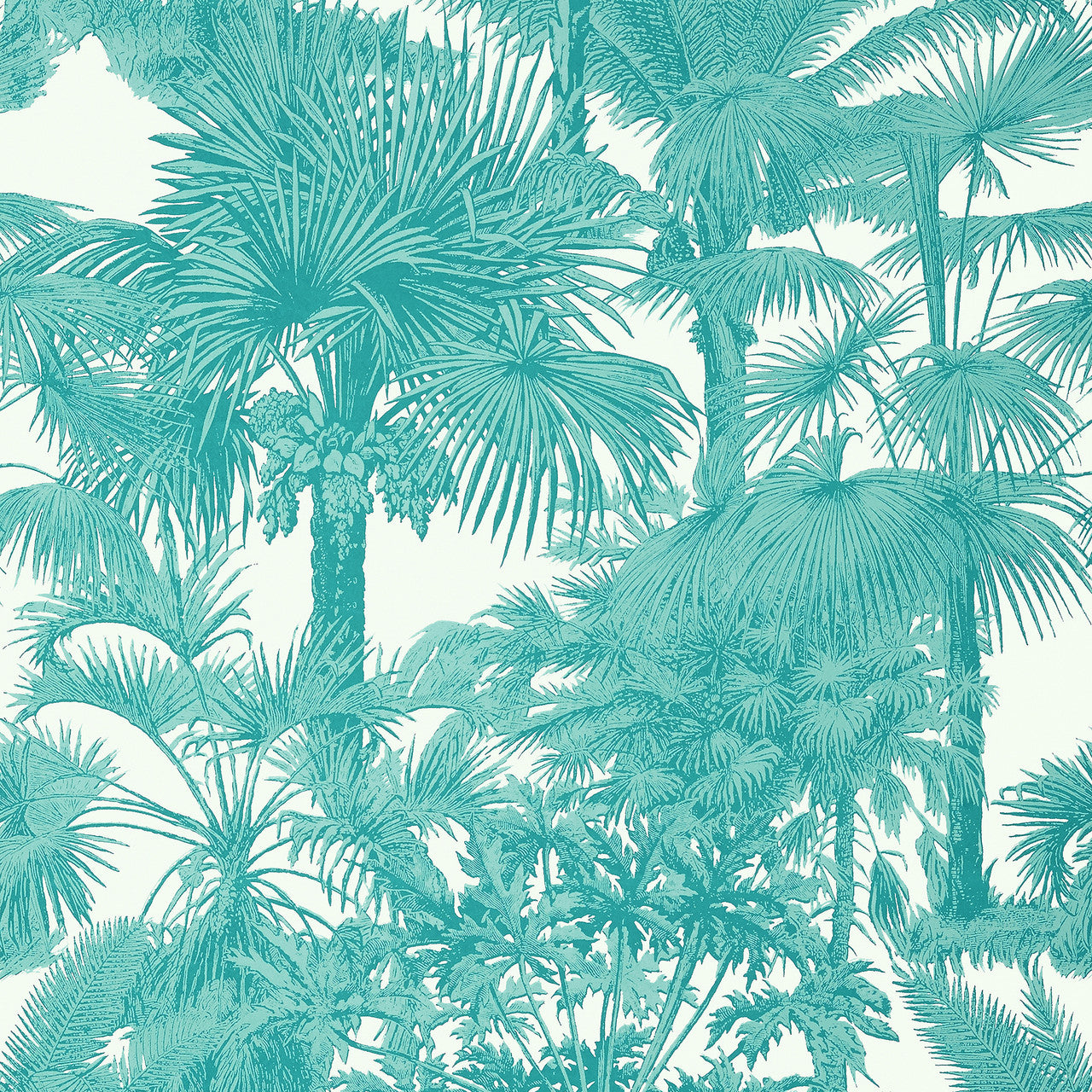 T10101 Palm Botanical Tropics Wallpaper By Thibaut