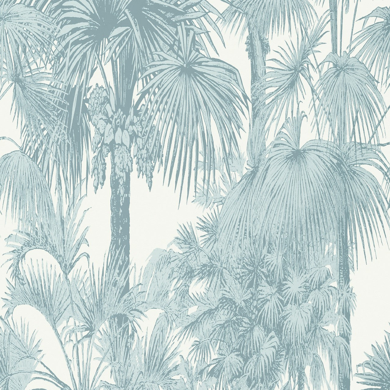 T10104 Palm Botanical Tropics Wallpaper By Thibaut