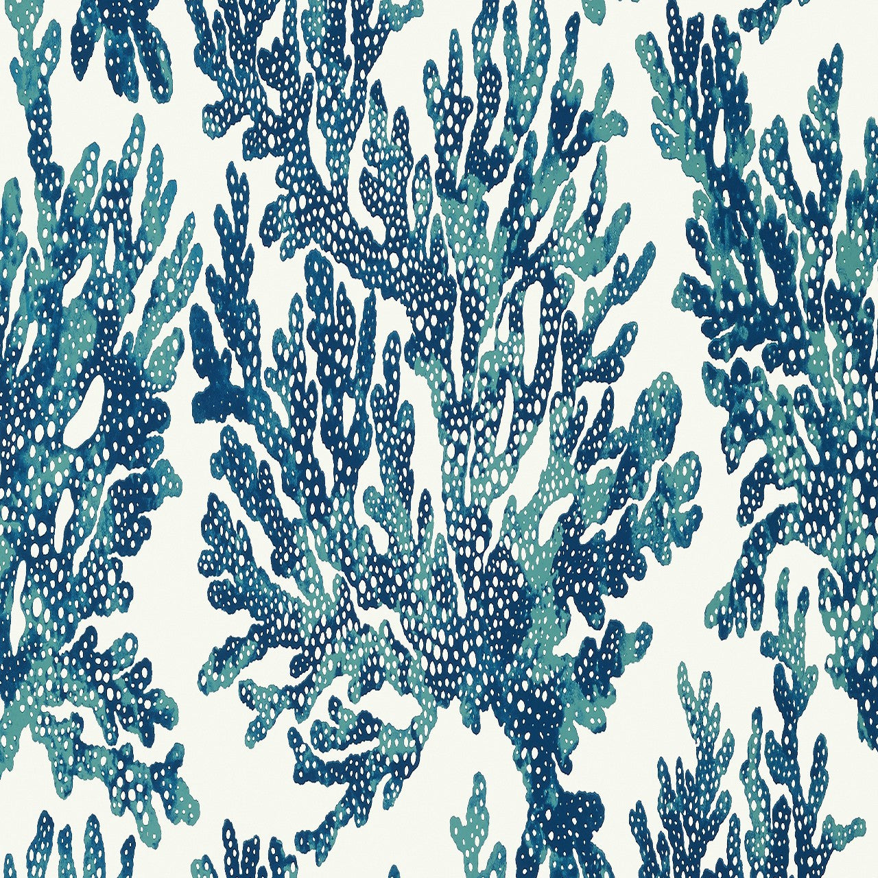T10124 Marine Coral Tropics Wallpaper By Thibaut