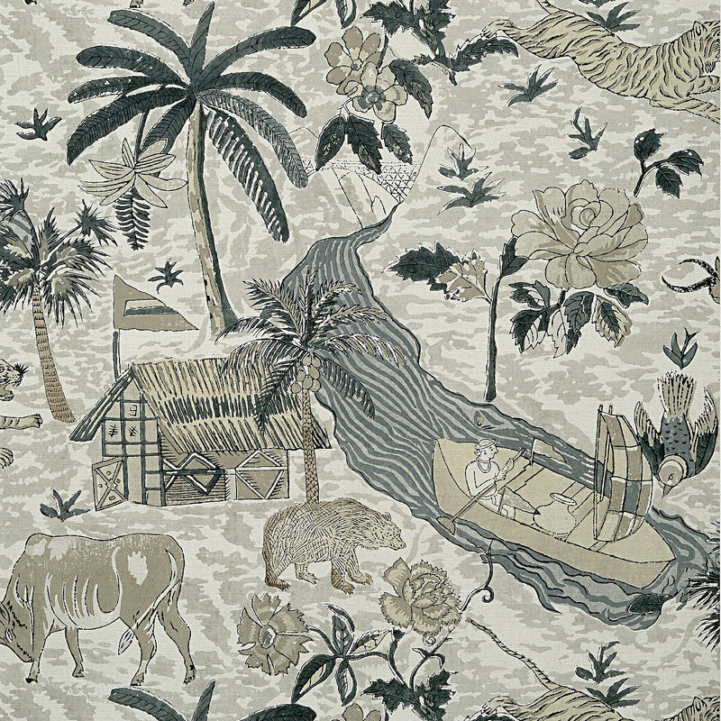 T10232 Tiger Reserve Colony Wallpaper By Thibaut