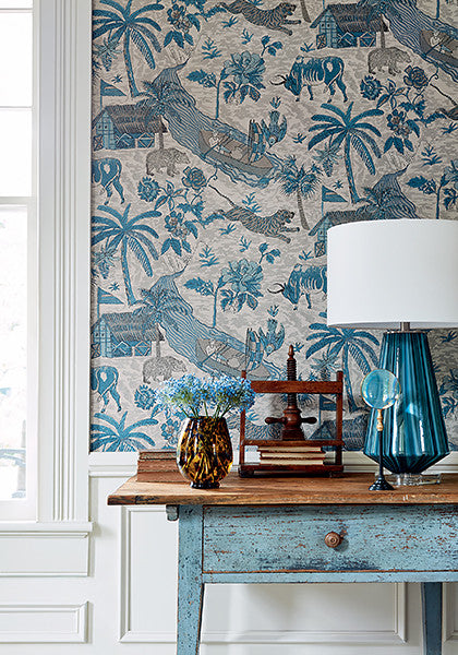 T10234 Tiger Reserve Colony Wallpaper By Thibaut