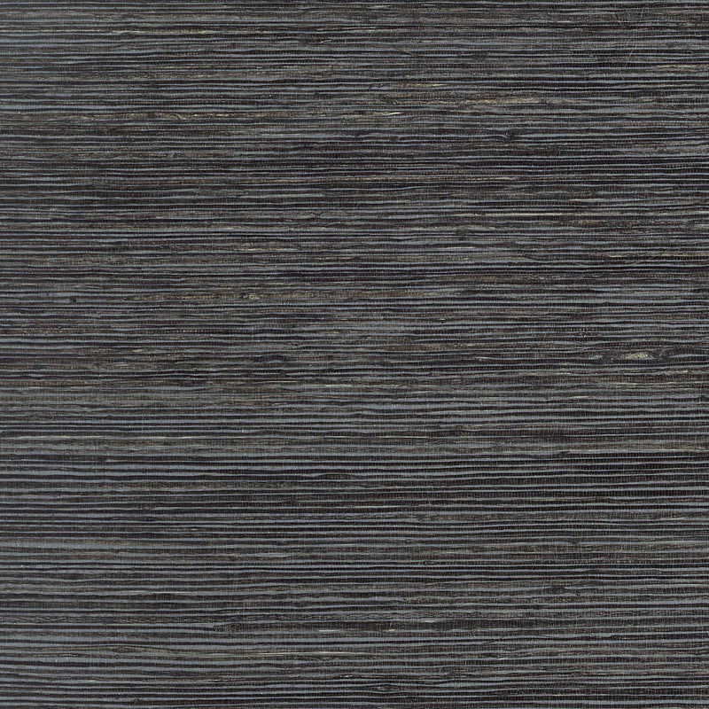 T10310 Maroma Charcoal Grasscloth Resource 7 Wallpaper by Thibaut