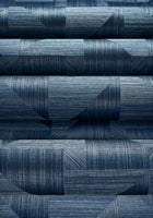 T10341 Bali Weave Navy Grasscloth Resource 7 Wallpaper by Thibaut