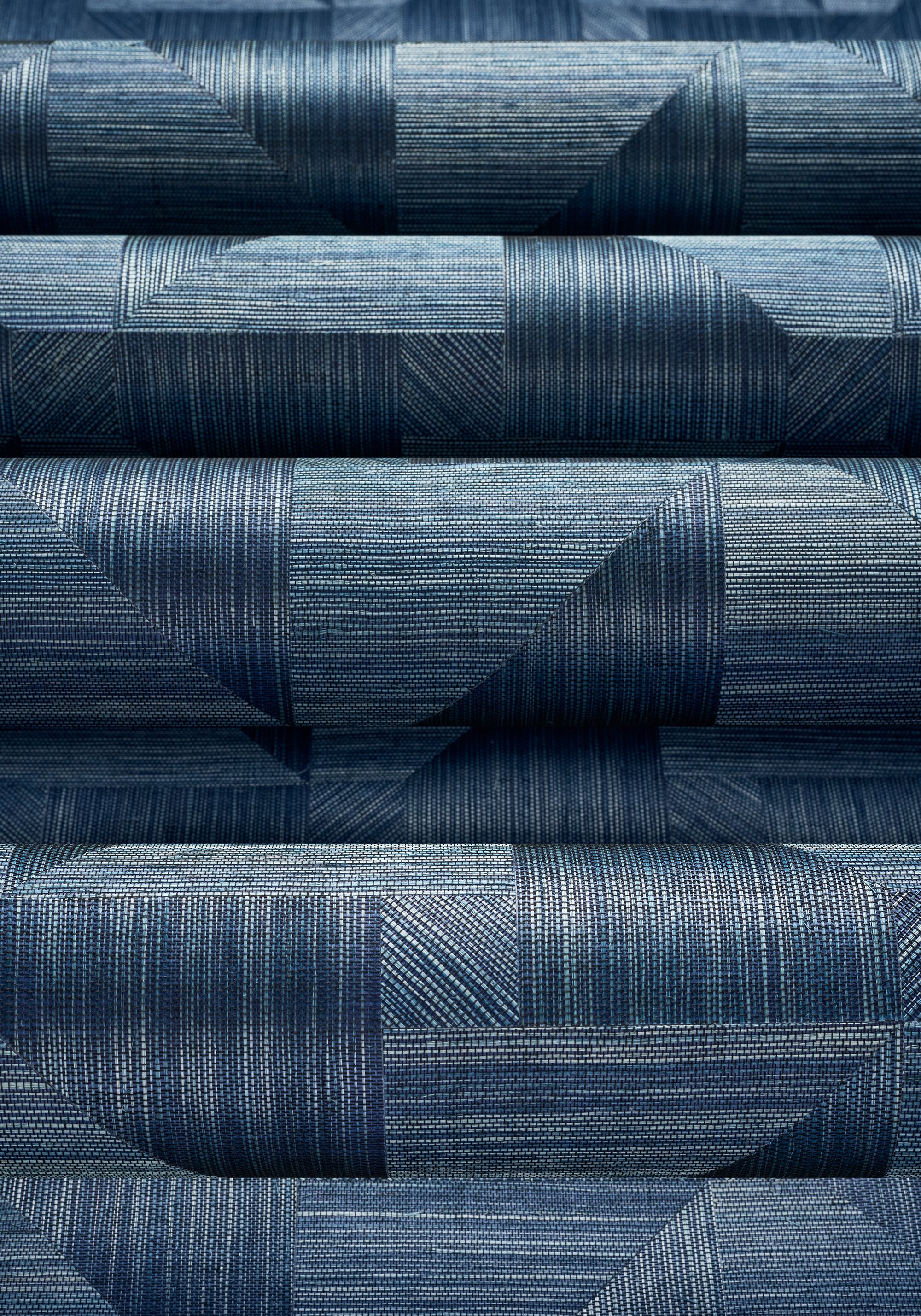 T10341 Bali Weave Navy Grasscloth Resource 7 Wallpaper by Thibaut