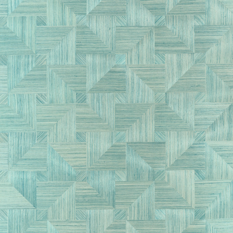 T10343 Bali Weave Seaglass Grasscloth Resource 7 Wallpaper by Thibaut