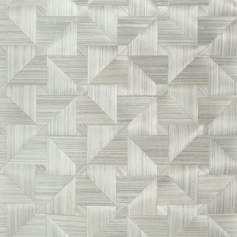 T10344 Bali Weave Grey Grasscloth Resource 7 Wallpaper by Thibaut