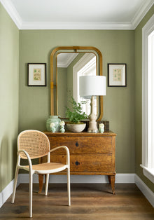 T10346 Hampton Apple Green Grasscloth Resource 7 Wallpaper by Thibaut