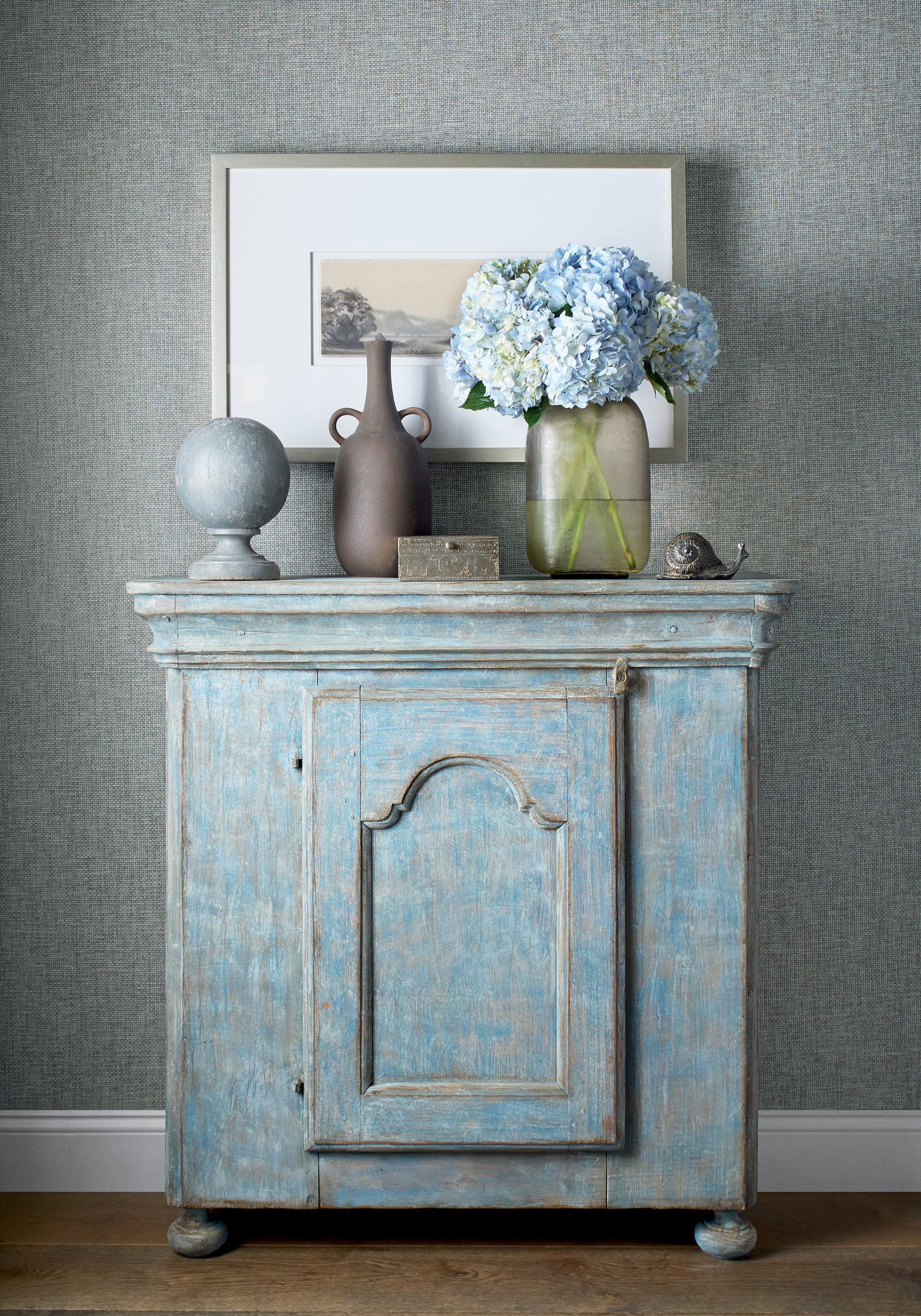 T10359 Portage Mineral Grasscloth Resource 7 Wallpaper by Thibaut
