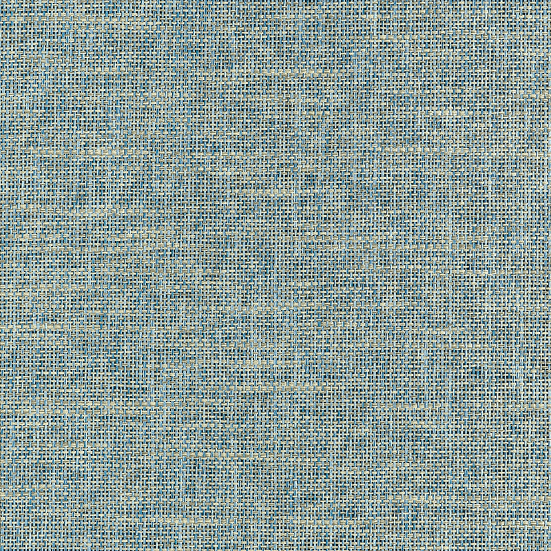 T10368 Portage Peacock Grasscloth Resource 7 Wallpaper by Thibaut