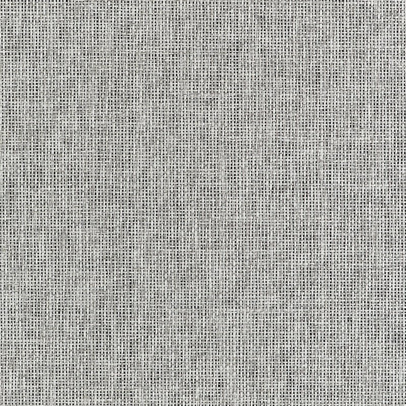 T10370 Portage Grey and Black Grasscloth Resource 7 Wallpaper by Thibaut