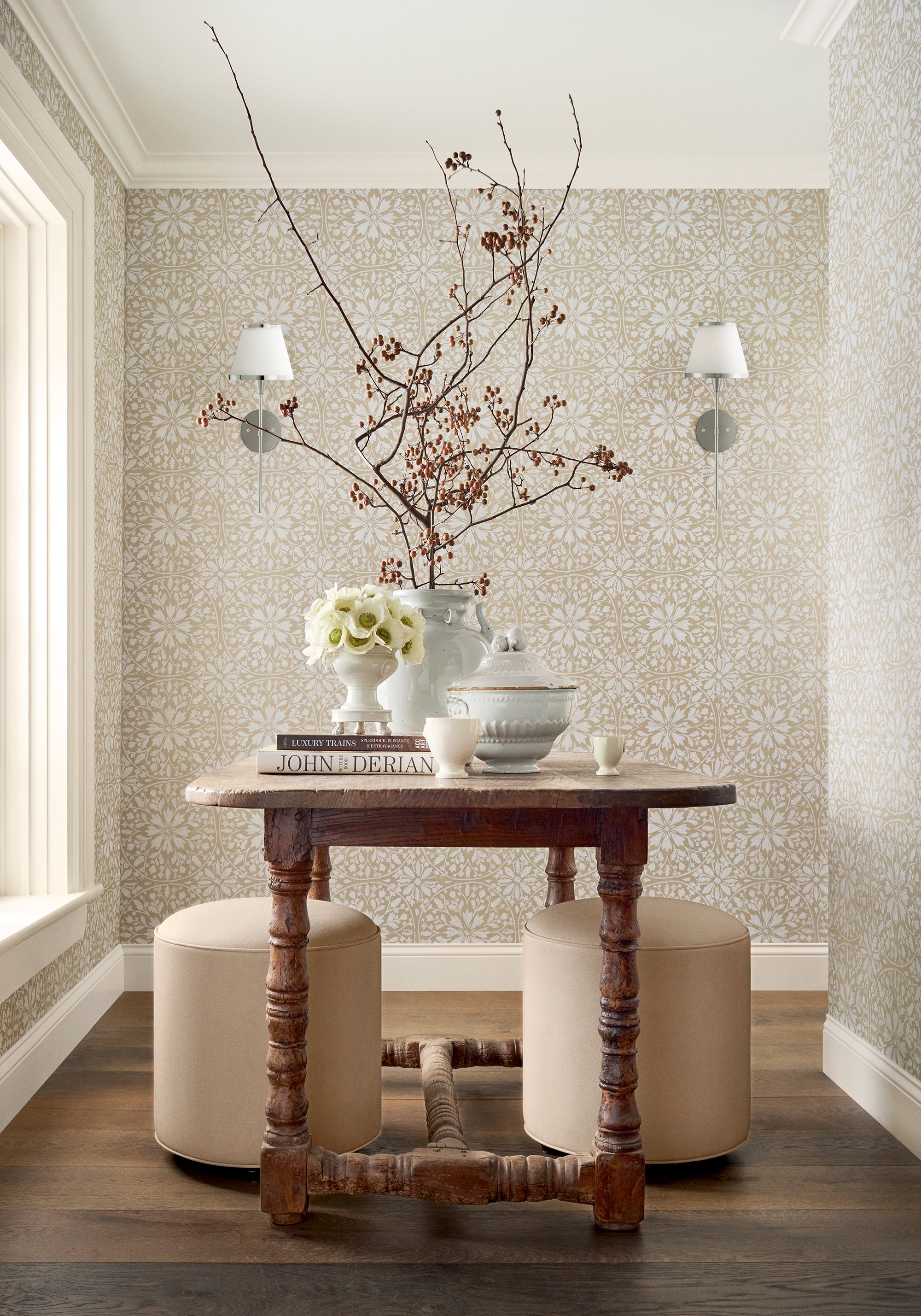 T10381 New England Flax Grasscloth Resource 7 Wallpaper by Thibaut