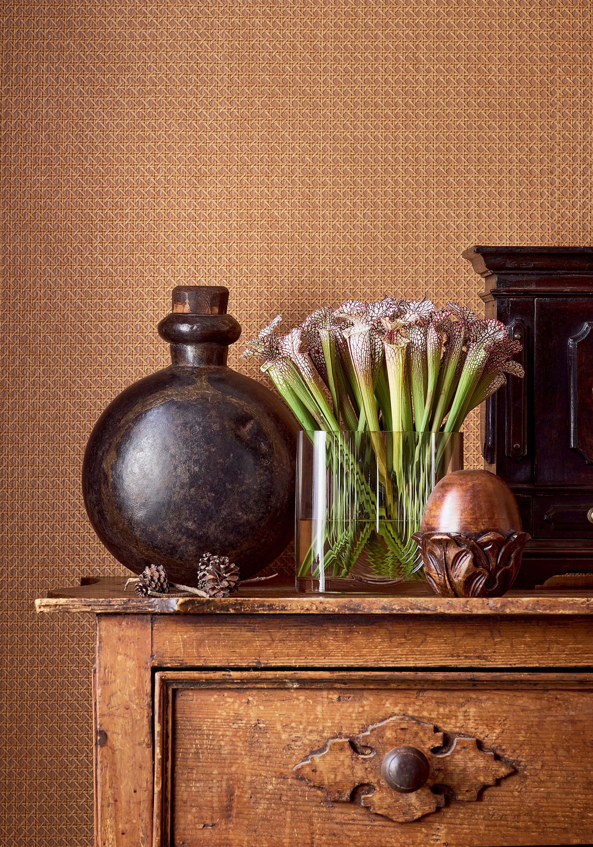 T10387 Paper Rattan Saddle Grasscloth Resource 7 Wallpaper by Thibaut