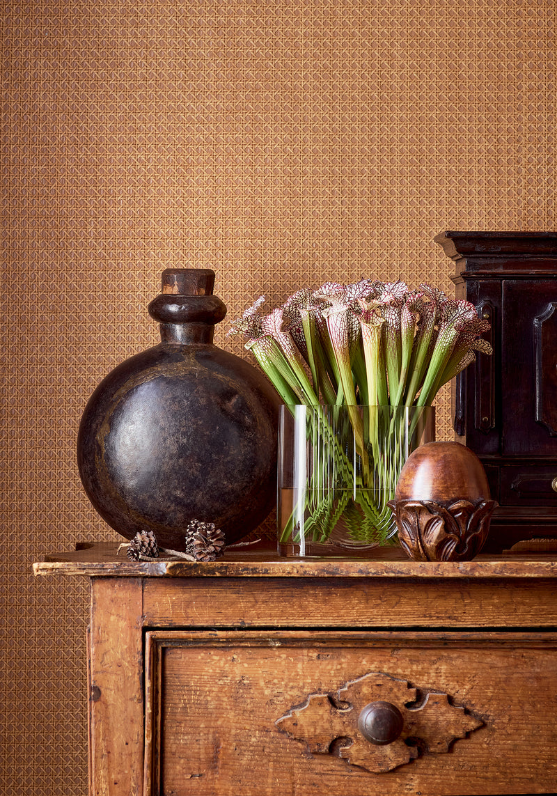 T10387 Paper Rattan Saddle Grasscloth Resource 7 Wallpaper by Thibaut