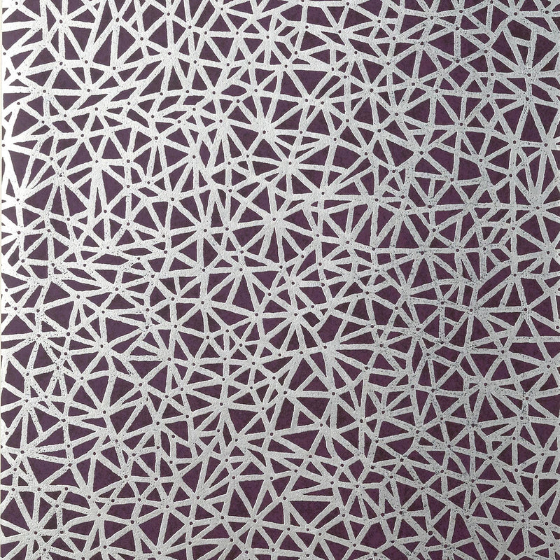 T10407 Aedan Modern Resource 2 Plum Wallpaper by Thibaut