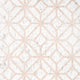Mamora Trellis Cork Modern Resource 2 White on Metallic Blush Wallpaper by Thibaut