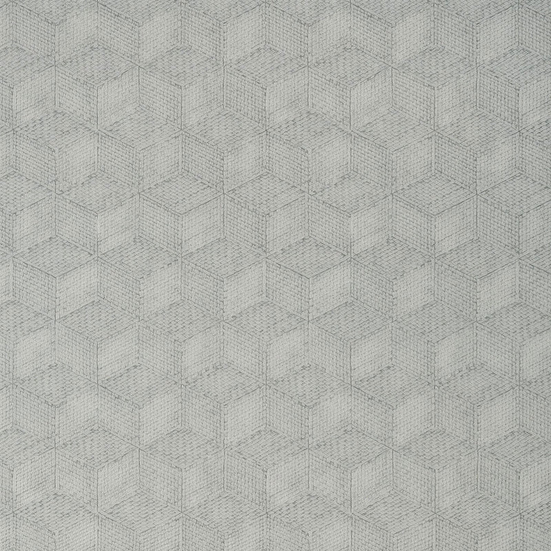 T10419 Milano Square Modern Resource 2 Grey Wallpaper by Thibaut
