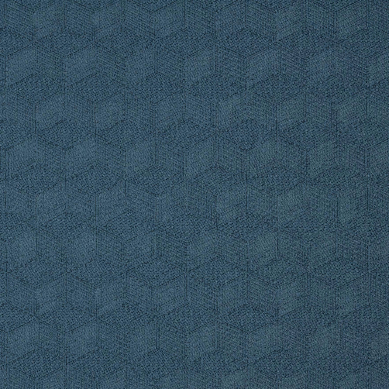 T10422 Milano Square Modern Resource 2 Navy Wallpaper by Thibaut