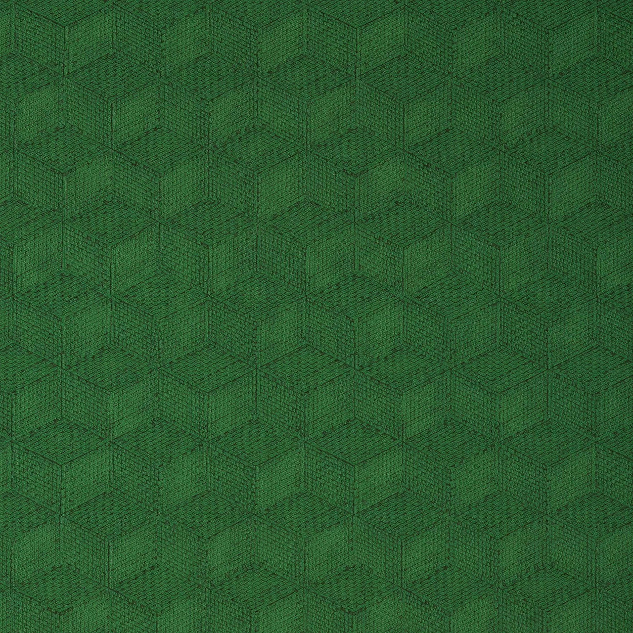T10423 Milano Square Modern Resource 2 Emerald Wallpaper by Thibaut