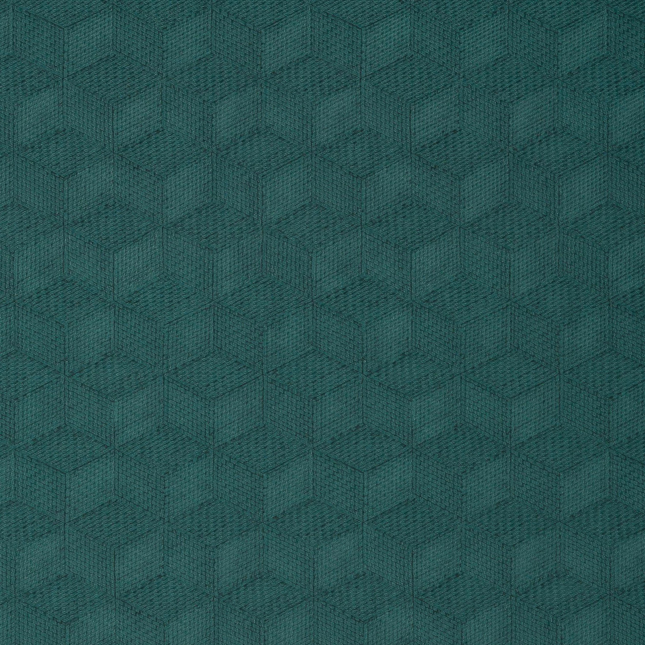 T10424 Milano Square Modern Resource 2 Teal Wallpaper by Thibaut