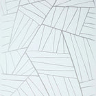 T10439 Jordan Modern Resource 2 Metallic Silver on Soft Blue Wallpaper by Thibaut