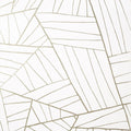 Jordan Modern Resource 2 Metallic Pewter on White Wallpaper by Thibaut