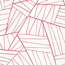 T10441 Jordan Modern Resource 2 Magenta on White Wallpaper by Thibaut