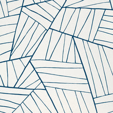 T10443 Jordan Modern Resource 2 Navy on White Wallpaper by Thibaut