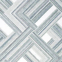 T10452 Telaio Modern Resource 2 Black and Emerald Wallpaper by Thibaut