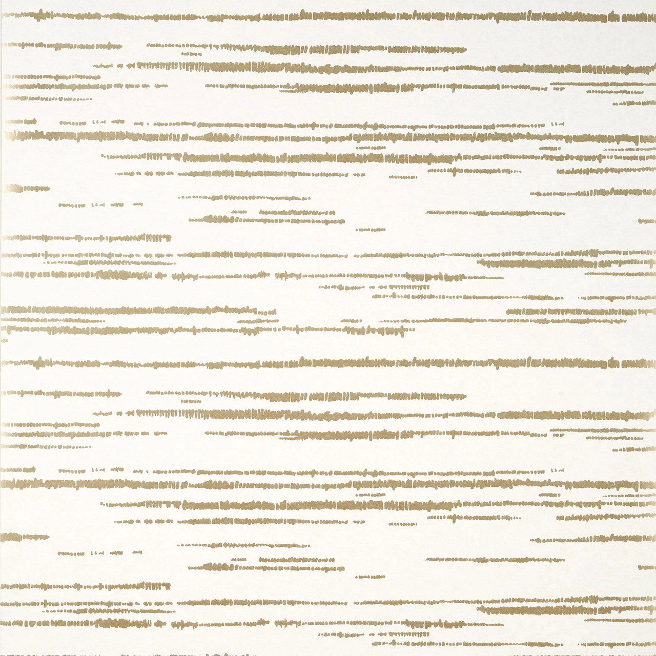 T10454 Echo Modern Resource 2 Metallic Gold on White Wallpaper by Thibaut