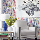 T10466 Aurora Modern Resource 2 Multi Wallpaper by Thibaut