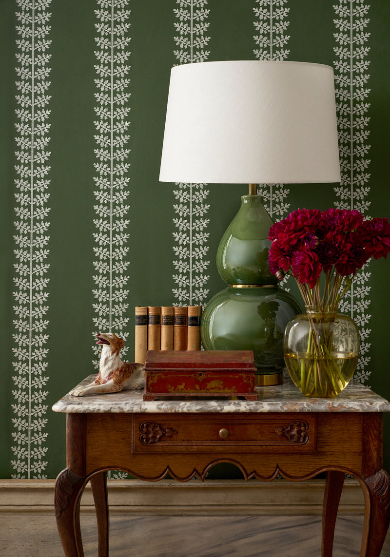 T10506 Amble Olive Boxwood Wallpaper by Thibaut