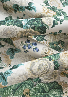 T10510 Hidcote White Boxwood Wallpaper by Thibaut