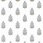 T10520 Audrey Grey Boxwood Wallpaper by Thibaut
