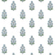 Audrey Blue Boxwood Wallpaper by Thibaut