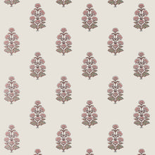T10523 Audrey Blush Boxwood Wallpaper by Thibaut