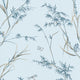 Virginia Spa Blue Boxwood Wallpaper by Thibaut
