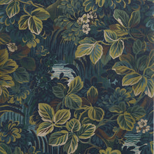 T10531 Night Garden Midnight Boxwood Wallpaper by Thibaut
