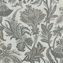 T10543 Breckenridge Grey and Beige Boxwood Wallpaper by Thibaut