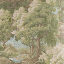 T10546 Woodland Clearing Green Boxwood Wallpaper by Thibaut