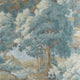 Woodland Clearing Spa Blue Boxwood Wallpaper by Thibaut
