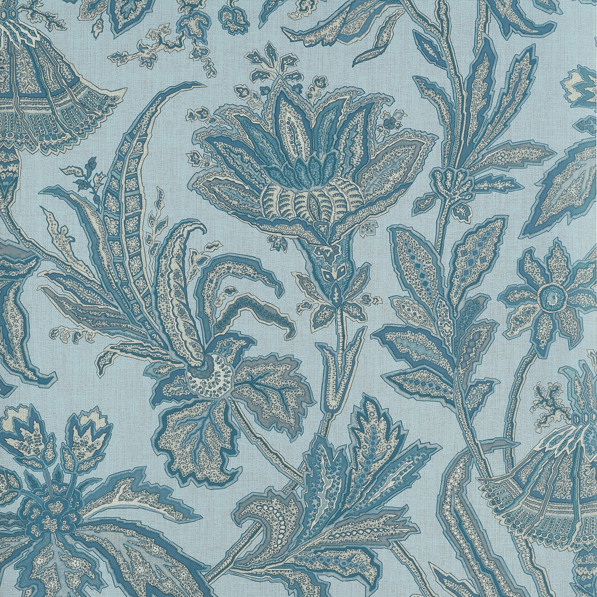 T10548 Breckenridge Spa Blue Boxwood Wallpaper by Thibaut