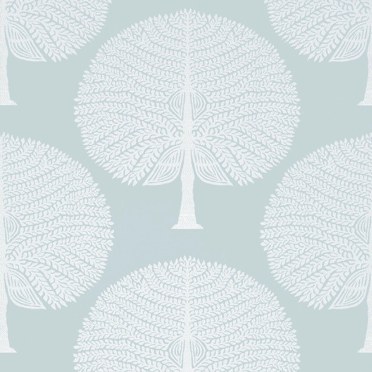 T10600 Mulberry Tree Ceylon Spa Blue Wallpaper by Thibaut