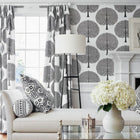 T10602 Mulberry Tree Ceylon Black and White Wallpaper by Thibaut