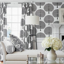T10602 Mulberry Tree Ceylon Black and White Wallpaper by Thibaut