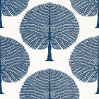 T10603 Mulberry Tree Ceylon Navy Wallpaper by Thibaut