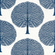 Mulberry Tree Ceylon Navy Wallpaper by Thibaut