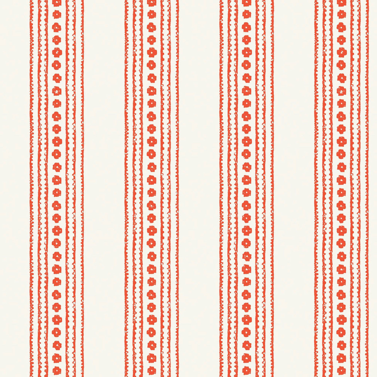 T10606 New Haven Stripe Ceylon Coral Wallpaper by Thibaut