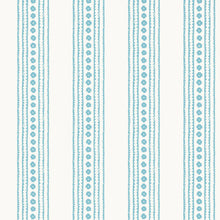 T10609 New Haven Stripe Ceylon Turquoise Wallpaper by Thibaut